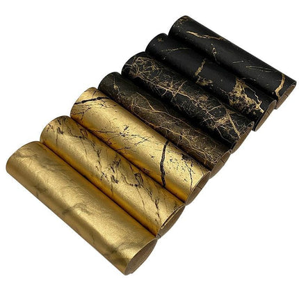 Luxurious Waterproof Marble Vinyl Contact Paper with Faux Leather Finish for Elegant DIY Creations - Très Elite