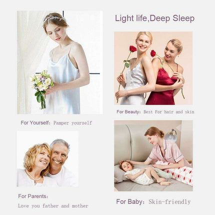 Luxurious White Silk Bedding Collection