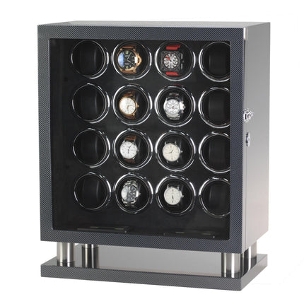 Luxurious Wooden Watch Winder Set for Timepiece Preservation