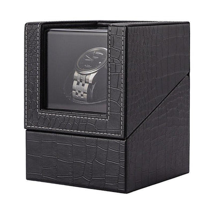 Luxury Carbon Fiber Single Watch Winder for Precision Timekeeping
