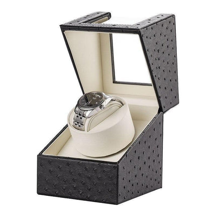 Luxury Carbon Fiber Single Watch Winder for Precision Timekeeping