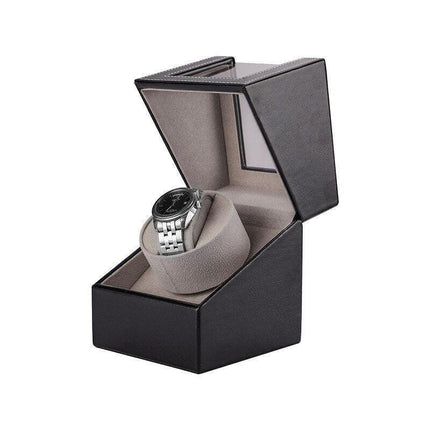 Luxury Carbon Fiber Single Watch Winder for Precision Timekeeping