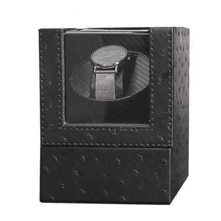Luxury Carbon Fiber Single Watch Winder for Precision Timekeeping