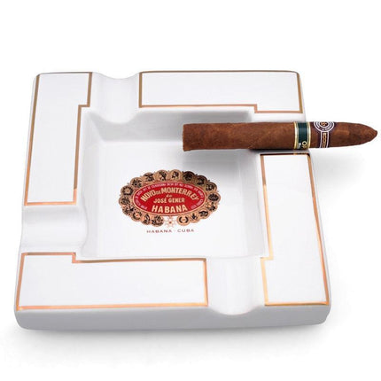 Luxury Ceramic Cigar Trough Ashtray for the Discerning Aficionado - Très Elite