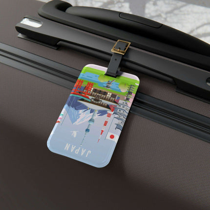 Luxury Custom Acrylic Luggage Tags with Leather Straps for Stylish Travelers - Très Elite