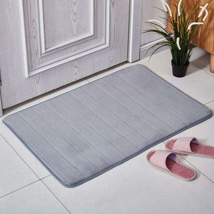 Luxury Suede Leather Diatom Earth Bath Mat with Superior Absorption and Quick-Dry Technology - Très Elite