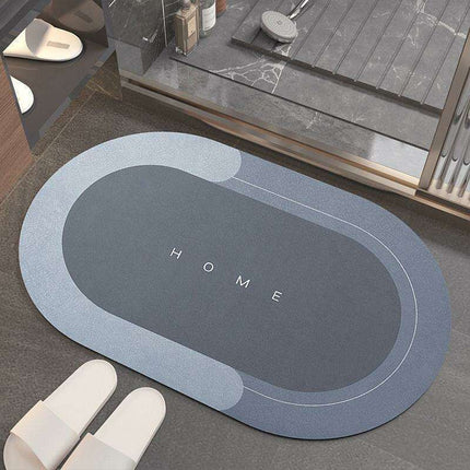 Luxury Suede Leather Diatom Earth Bath Mat with Superior Absorption and Quick-Dry Technology - Très Elite