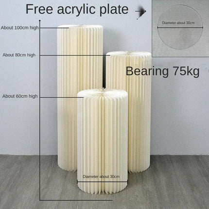 Luxury Wedding Display Pedestal: Circular Stand for Elegant Celebrations - Très Elite