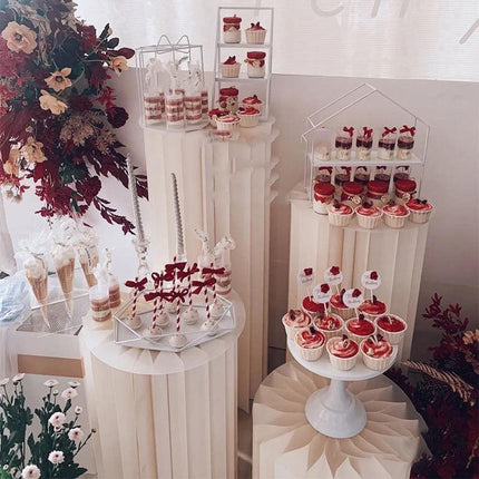 Luxury Wedding Display Pedestal: Circular Stand for Elegant Celebrations - Très Elite