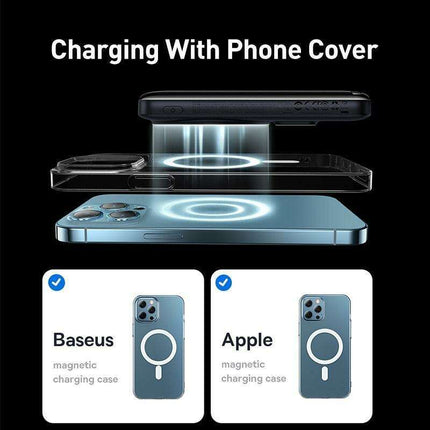 Mag-Safe 20W Magnetic Power Bank with 10000mAh Capacity and Adjustable Stand for Rapid Charging - Très Elite