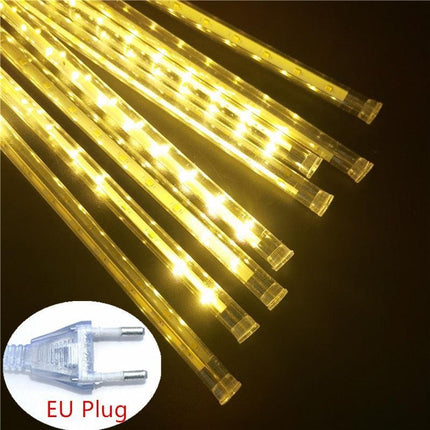Magical Meteor Shower LED String Lights - Dazzling Outdoor Display