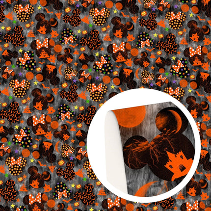 Magical Mickey Mouse Halloween Crafting Leatherette Kit - Create Whimsical DIY Wonders - Très Elite