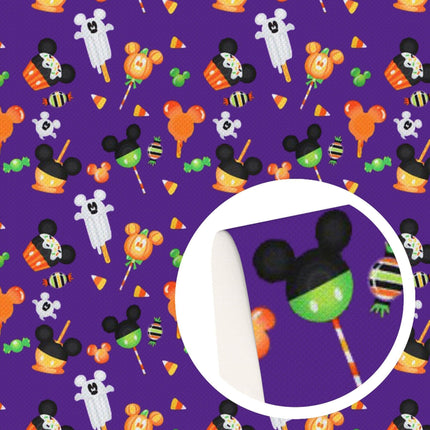 Magical Mickey Mouse Halloween Crafting Leatherette Kit - Create Whimsical DIY Wonders - Très Elite