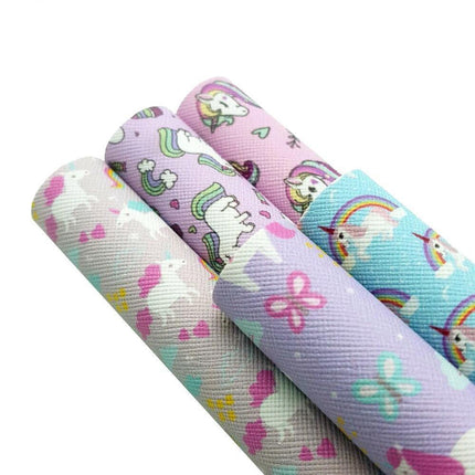 Magical Unicorn and Flamingo Leather Crafting Set - Très Elite