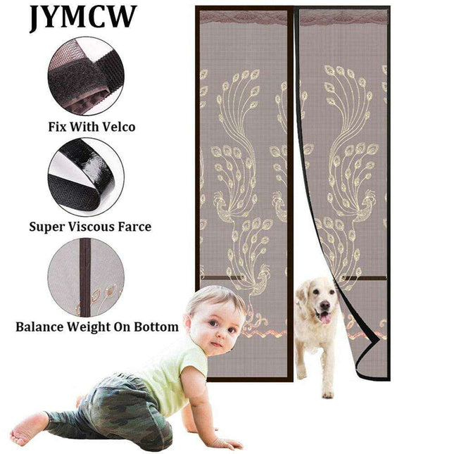 Magnetic Insect Defense Mesh Door for Ultimate Home Comfort
