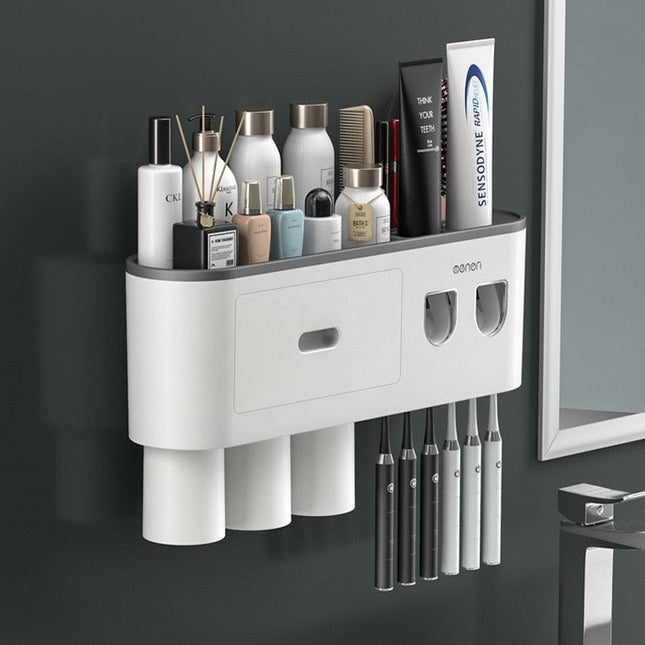 Magnetic Toothbrush Organizer: Innovative Space-Saving Storage Solution for Your Bathroom