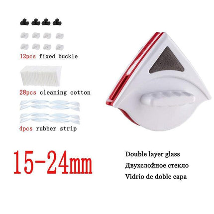 Magnetic Window Cleaning Tool with Safety Features: Achieve Crystal-Clear Double-Glazed Surfaces Effortlessly - Très Elite