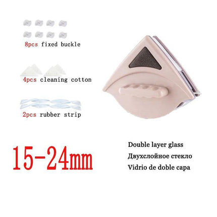 Magnetic Window Cleaning Tool with Safety Features: Achieve Crystal-Clear Double-Glazed Surfaces Effortlessly - Très Elite