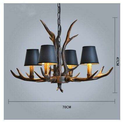 Majestic Handcrafted Deer Antler Resin Lighting Fixture - Timeless Luxury- Très Elite- Très Elite