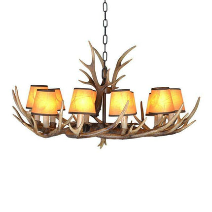 Majestic Handcrafted Deer Antler Resin Lighting Fixture - Timeless Luxury- Très Elite- Très Elite
