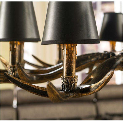 Majestic Handcrafted Deer Antler Resin Lighting Fixture - Timeless Luxury- Très Elite- Très Elite