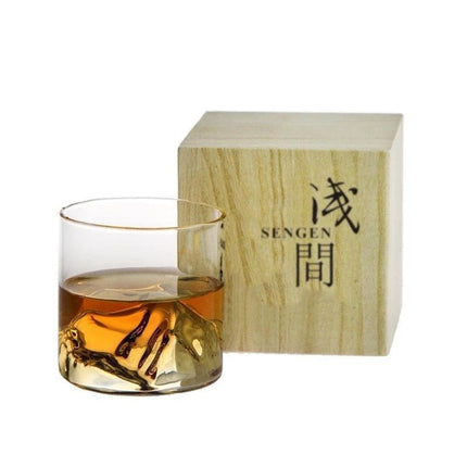 Majestic Japanese Alps Whiskey Glass Set: Toast to Nature's Beauty with Every Sip - Très Elite