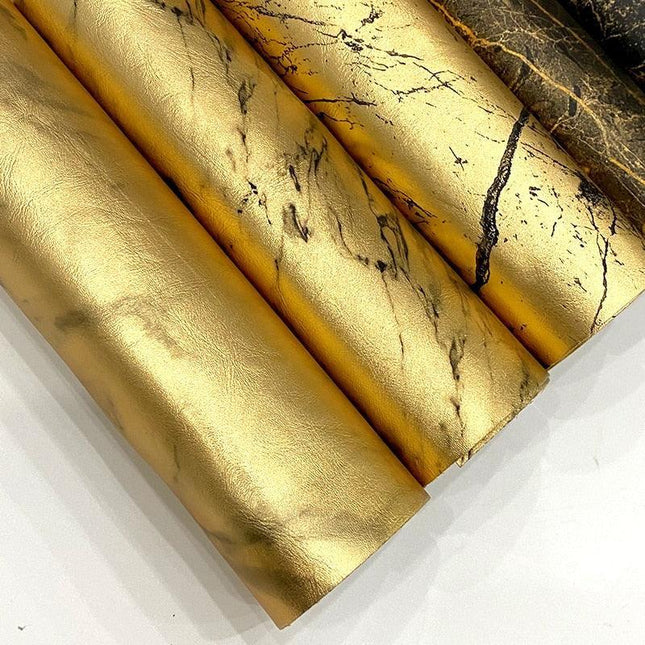 Marble Effect Self-Adhesive Faux Leather Crafting Sheets - Must-Have for Creative Transformations