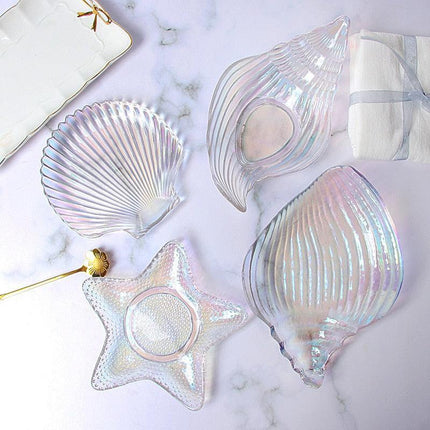 Marine Majesty Crystal Glass Bowl Collection with Nautical Designs and Luxe Finishes - Très Elite