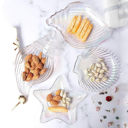 Marine Majesty Crystal Glass Bowl Collection with Nautical Designs and Luxe Finishes - Très Elite
