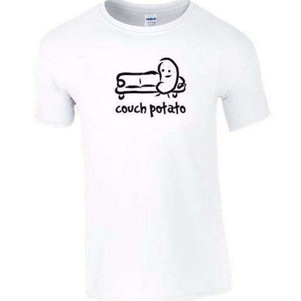 Men's Casual COUCH POTATO Graphic T-Shirt for Ultimate Comfort