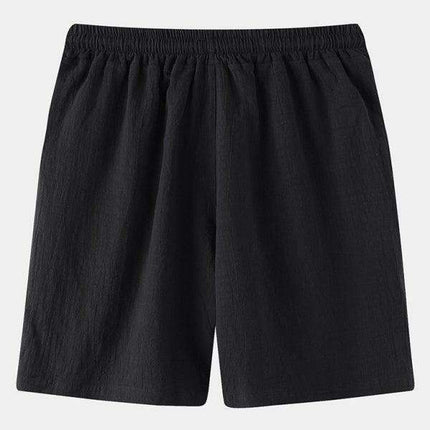 Men's Casual Cotton-Linen Blend Shorts in Korean Style - Très Elite