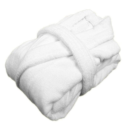 Men's Luxurious Geometric Cotton Bathrobe - Experience Ultimate Comfort!
