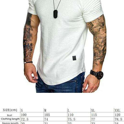 Men's Performance Raglan Muscle Tee - Perfect Blend of Comfort and Style for Active Living - Très Elite