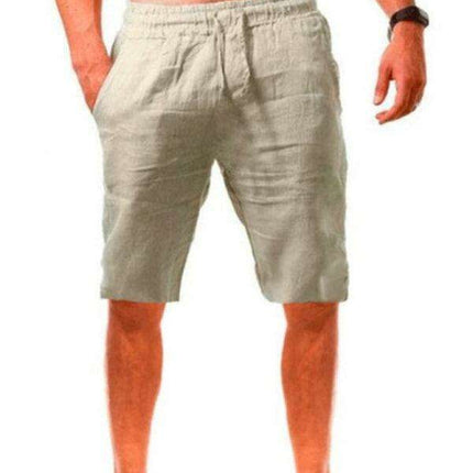 Men's Stylish Linen Capri Pants for Casual and Social Occasions - Très Elite