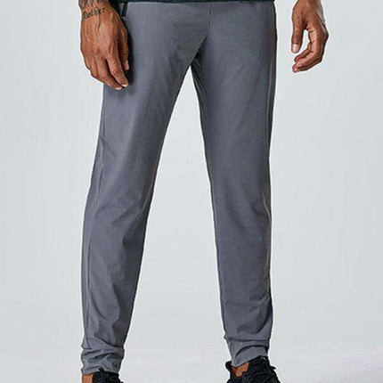Men's Versatile Athletic Zipper Pants for Active Lifestyles - Très Elite