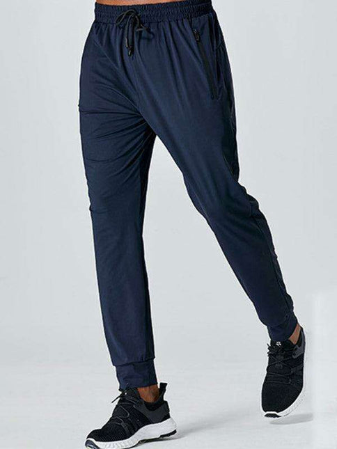 Men's Versatile Athletic Zipper Pants for Active Lifestyles - Très Elite