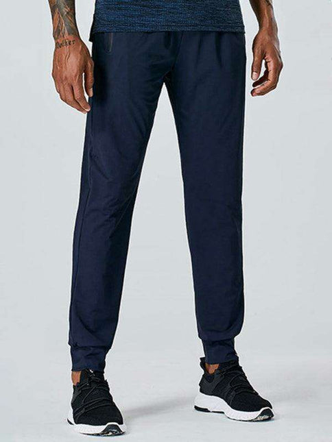 Men's Versatile Athletic Zipper Pants for Active Lifestyles - Très Elite