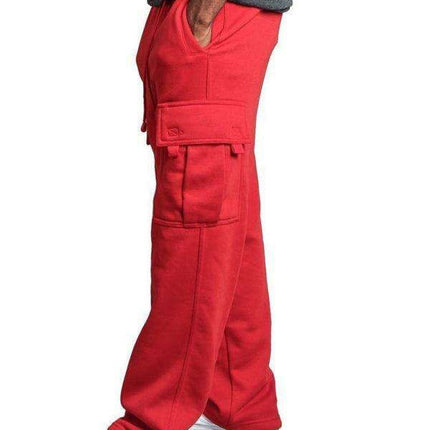 Men's Versatile Elastic Waist Cargo Pants with Utility Pockets - Très Elite