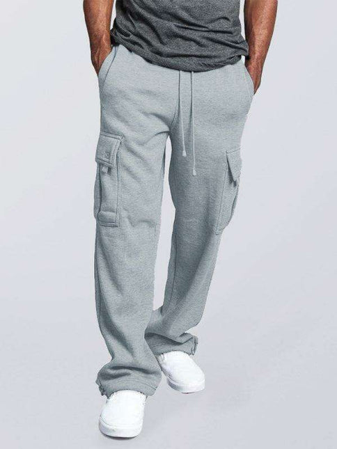 Men's Versatile Elastic Waist Cargo Pants with Utility Pockets - Très Elite