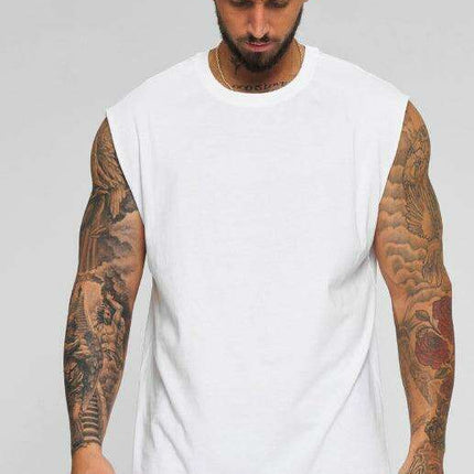 Men's Versatile Sleeveless Muscle Tank Top for Active and Casual Wear - Très Elite