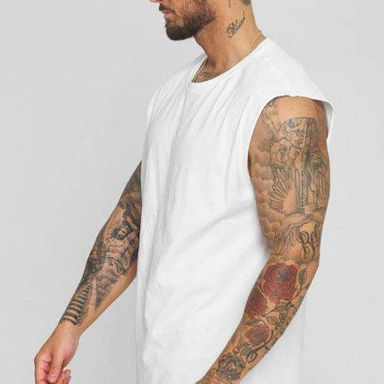 Men's Versatile Sleeveless Muscle Tank Top for Active and Casual Wear - Très Elite