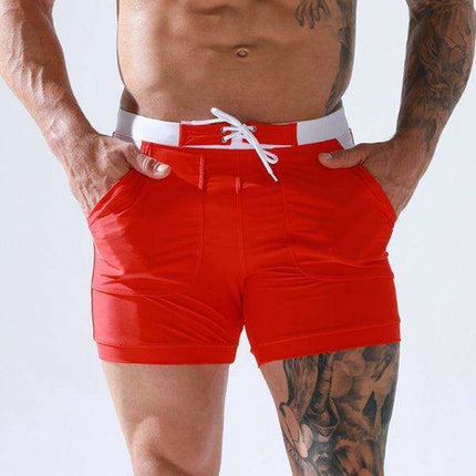 Men's Versatile Swim Shorts with Quick-Dry Mesh Lining and Adjustable Waist for Ultimate Water Fun