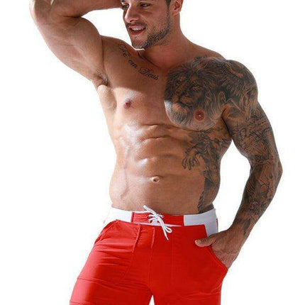 Men's Versatile Swim Shorts with Quick-Dry Mesh Lining and Adjustable Waist for Ultimate Water Fun