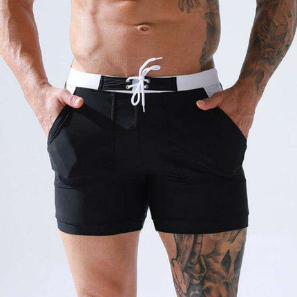 Men's Versatile Swim Shorts with Quick-Dry Mesh Lining and Adjustable Waist for Ultimate Water Fun