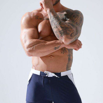 Men's Versatile Swim Shorts with Quick-Dry Mesh Lining and Adjustable Waist for Ultimate Water Fun