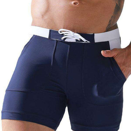 Men's Versatile Swim Shorts with Quick-Dry Mesh Lining and Adjustable Waist for Ultimate Water Fun