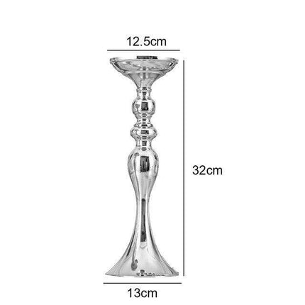 Mermaid Magic: Elegant Candle Holder Stand with Customizable Floral Display Options..