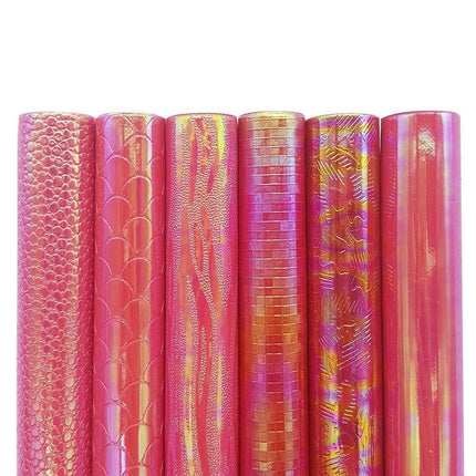 Mesmerizing Mermaid and Serpent Vegan Leather Craft Sheets - Set of 6 - Très Elite
