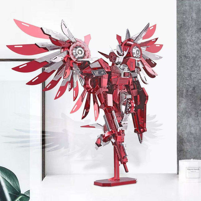 Metallic Thunder Wing 3D Puzzle Kit - Creative DIY Model for Teens and Adults