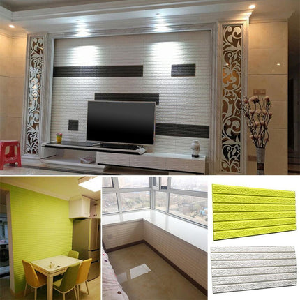 Modern 3D Foam Brick Wall Panels for Stylish Home Decor and Soundproofing..
